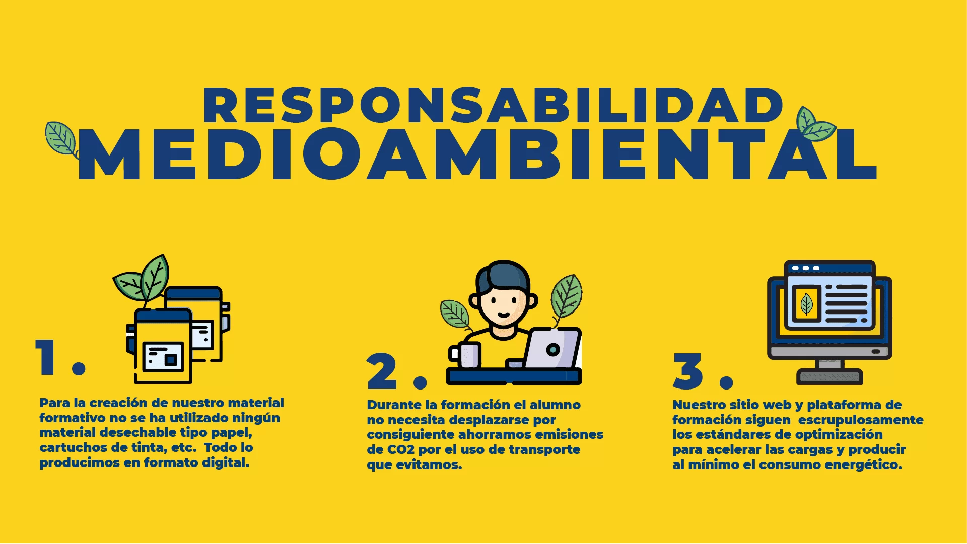 sostenibilidad en correos 