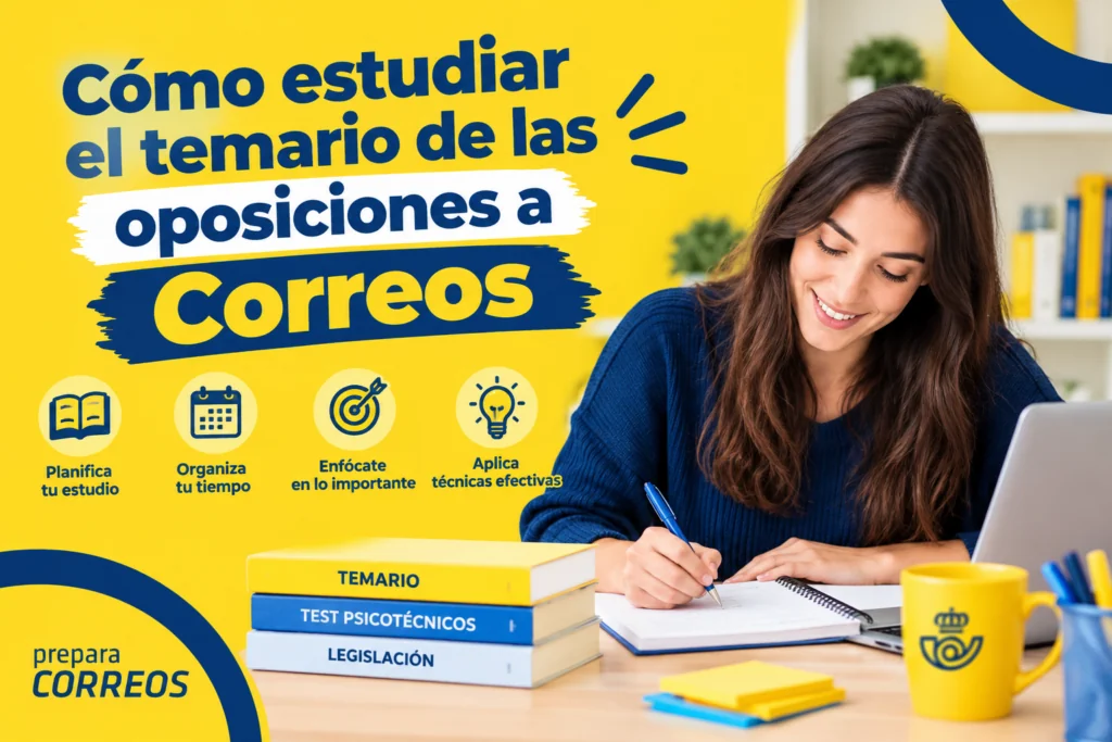 estudiar temario oposiciones correos