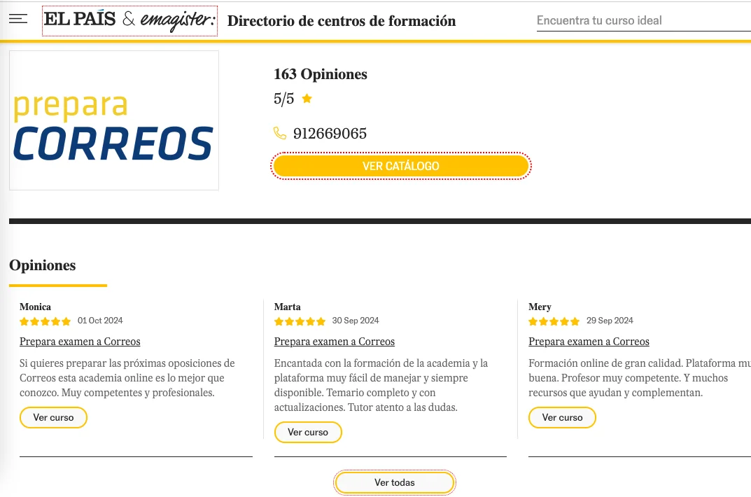 opiniones-alumnos-preparacorreos-elpais opiniones-alumnos-preparacorreos-elpais