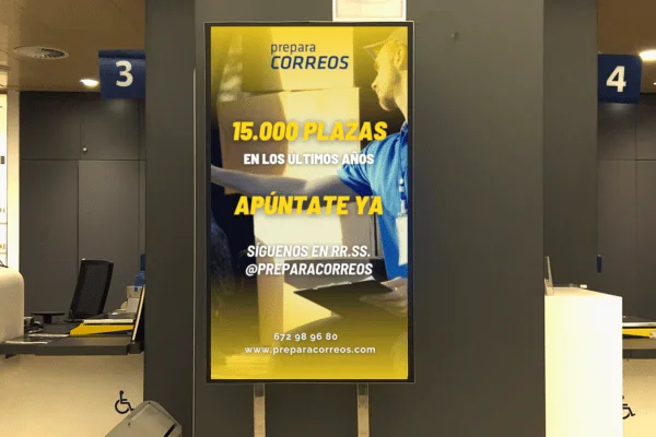 Publicidad pantallas de las oficinas de Correos Publicidad pantallas de las oficinas de Correos
