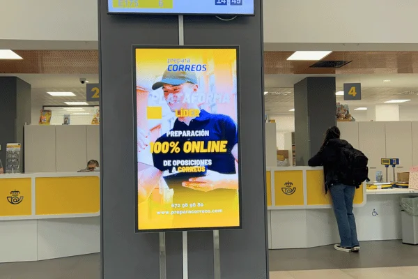 Publicidad pantallas oficinas de Correos Publicidad pantallas oficinas de Correos